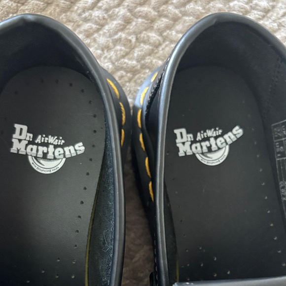 Dr. Martens Kids Black Moccasins with Tassels - Picture 2 of 6